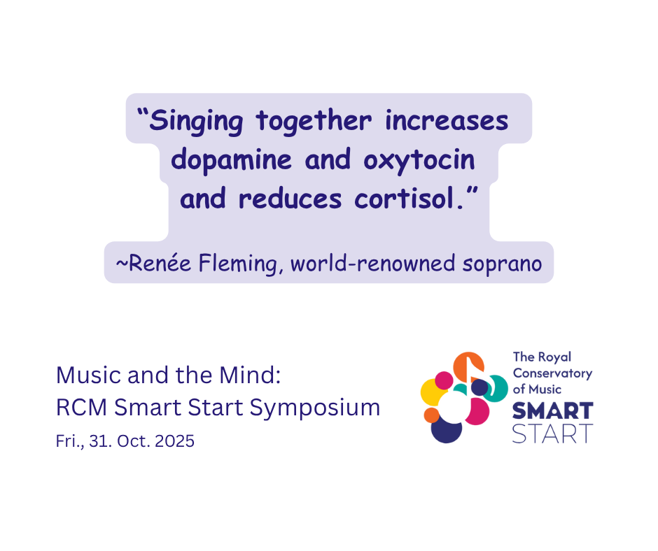 "Singing together increases dopamine and oxytocin and reduces cortisol." ~Renée Fleming, world-renowned soprano