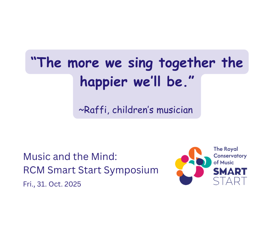 "The more we sing together, the happier we'll be." ~Raffi, children's musician